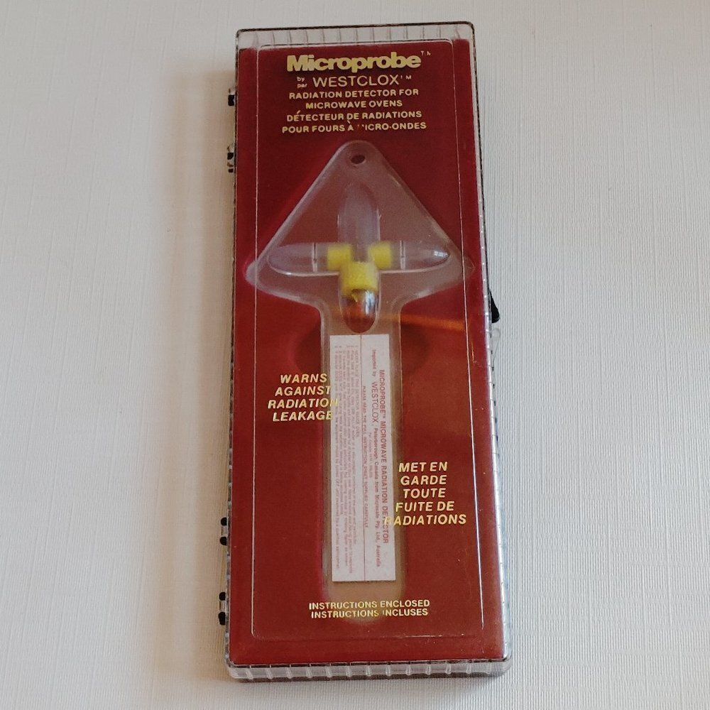 Vintage 1978 Microprobe By WESTCLOX Radiation Detector for Microwave Ove…